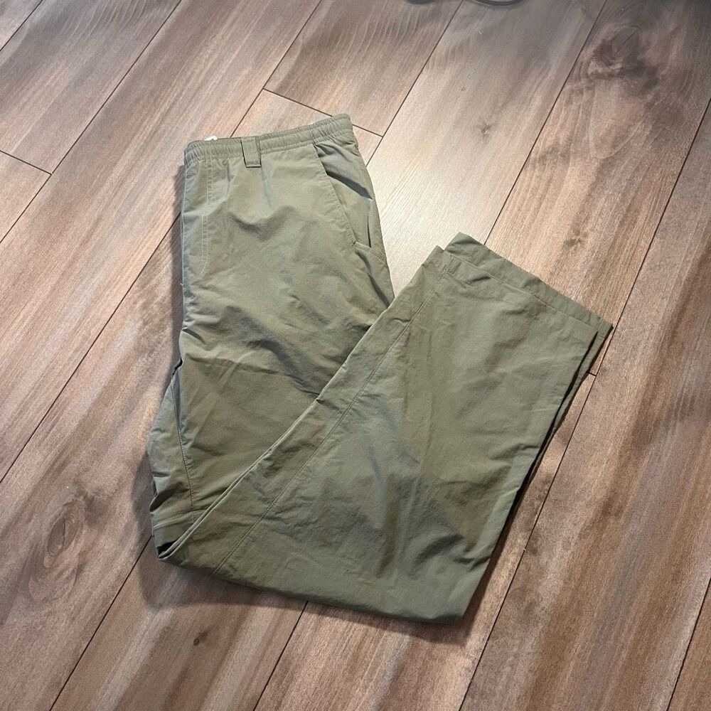 Columbia PFG Green Cargo‎ Hiking Pants Men 30 Bin H-39